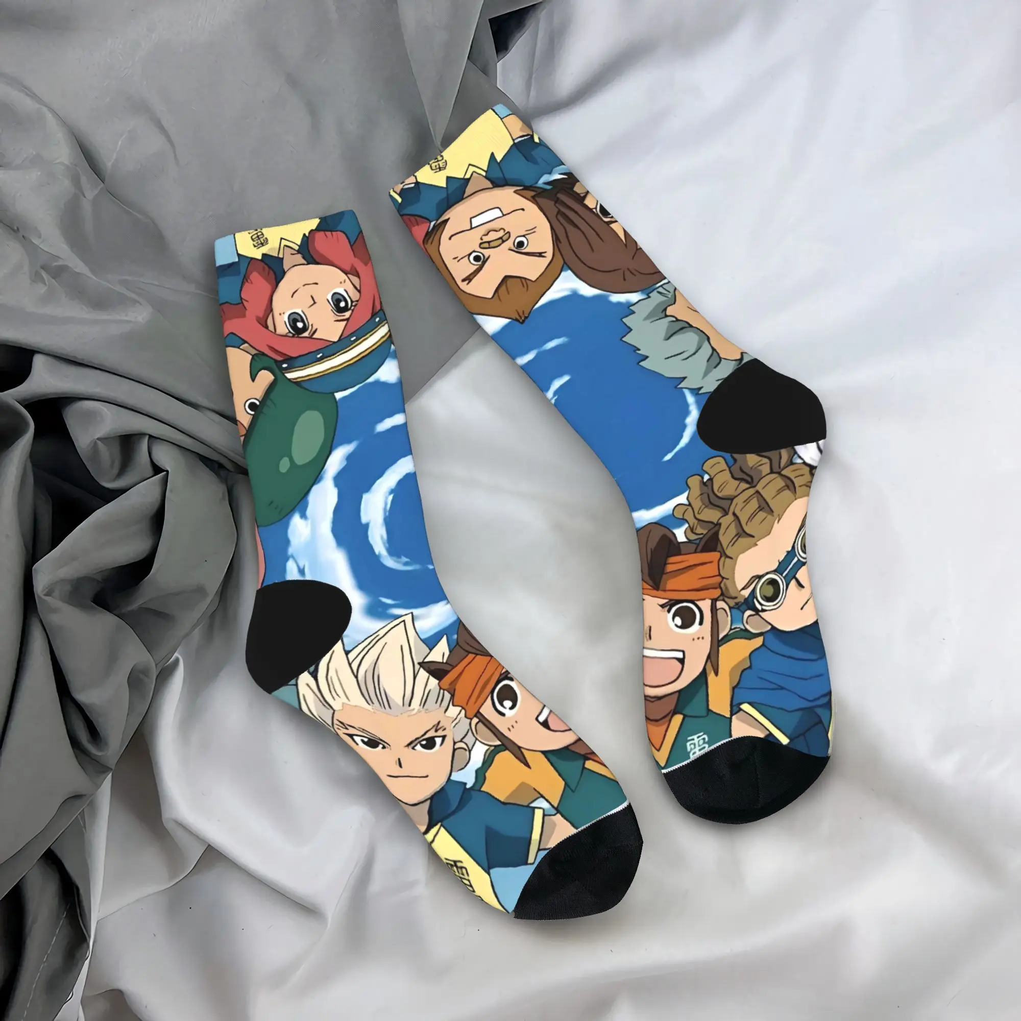 

Inazuma Eleven Axel Blaz gouenji носки модные чулки мужские удобные носки для скейтборда осенние нескользящие носки с графическим рисунком