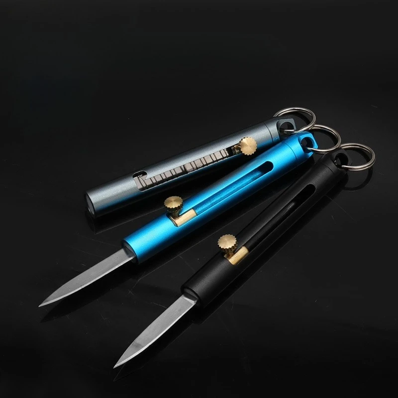 Multi-purpose Bolt Aluminum Alloy Mini Portable Self-defense Utility Knife