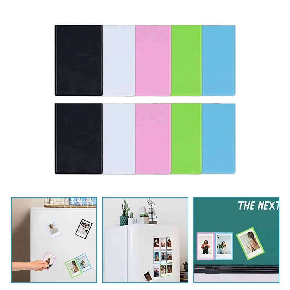 

10 Pcs Fridge Magnet Picture Magnets Photo Frame Magnetic for Refrigerator Sleeves Frames