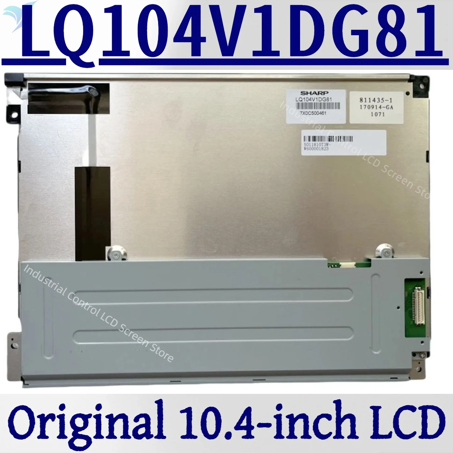 Tela LCD industrial LQ104V1DG81 de 10,4 polegadas adequada para embalagem original afiada