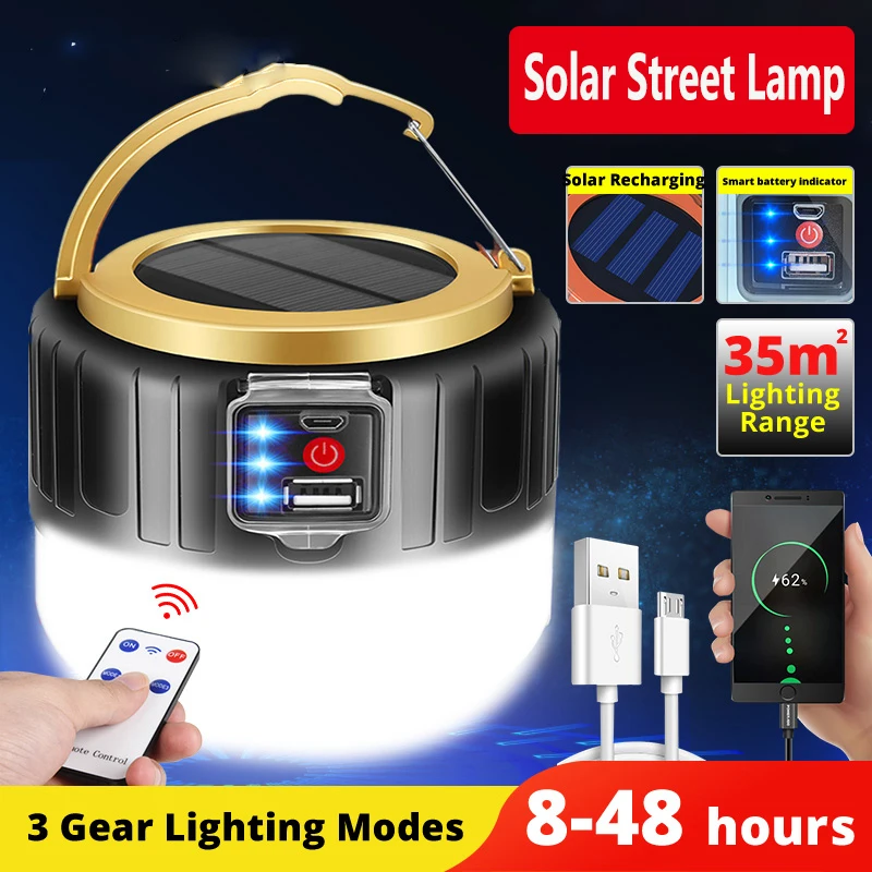 

ZK30 USB Rechargeable Super Bright Searchlights Solar power LED Work light Portable Lanterns Night lighting Emergency Light