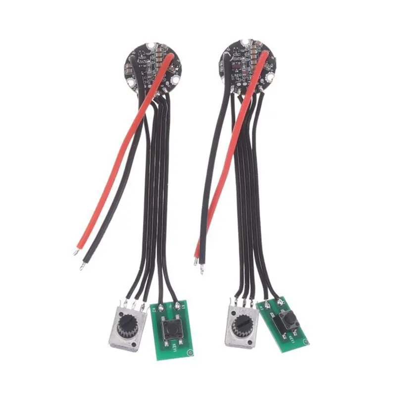 ABBN-For Turbo Ducted Fan Compatible DC 7.4V/11.1V 12V Mini BLDC Brushless Motor Driver ESC Adjustable Speed Control Board DIY 3