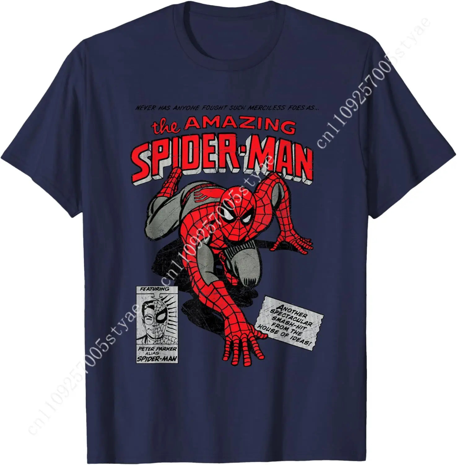 

Marvel Spider-Man Retro Comic Mens Womens T-Shirt