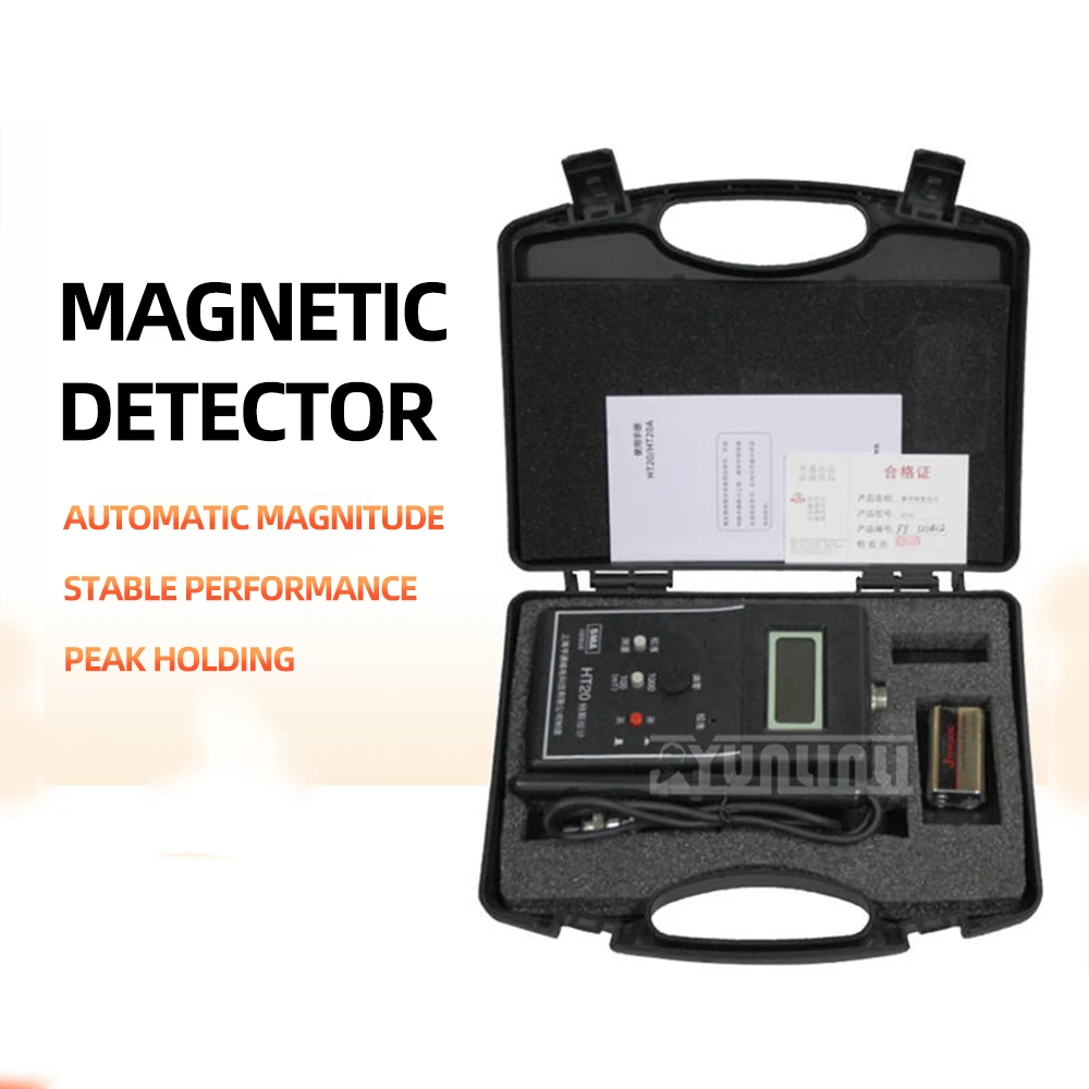 

Gaussmeter fluxmeter surface magnetic field tester permanent magnet gaussmeter