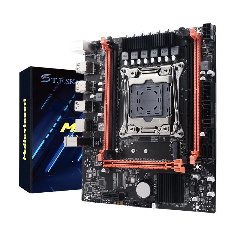 X99 DDR4 Motherboard X99 Micro ATX Motherboard LGA 2011-3 Slot Suport Xeon CPU E5 2666/2673/2696 V4 Processor DDR4 Memory NVME