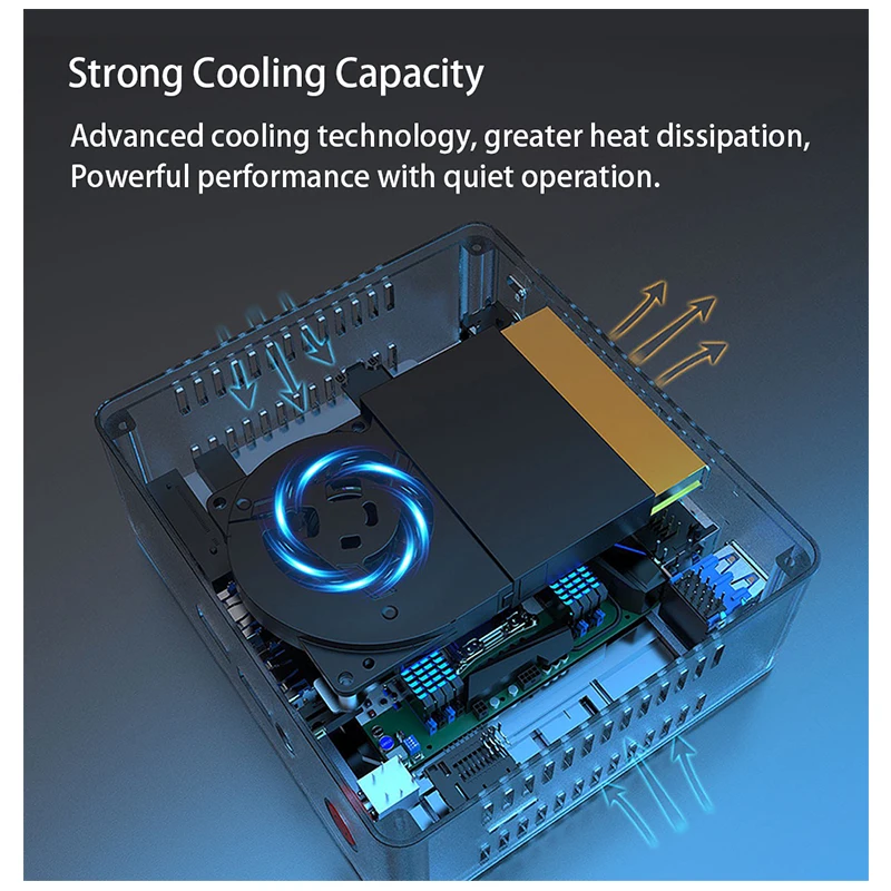 AMD Ryzen 3020E Mini PC da gioco DDR4 con WiFi Bluetooth 2x HDMI 4K Display Mini PC desktop