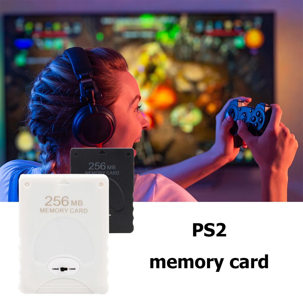 Memory Card Game Consolas Accessories 256MB Megabyte Memory Card for Sony PlayStation 2 PS2 Game Data Storage Adapter