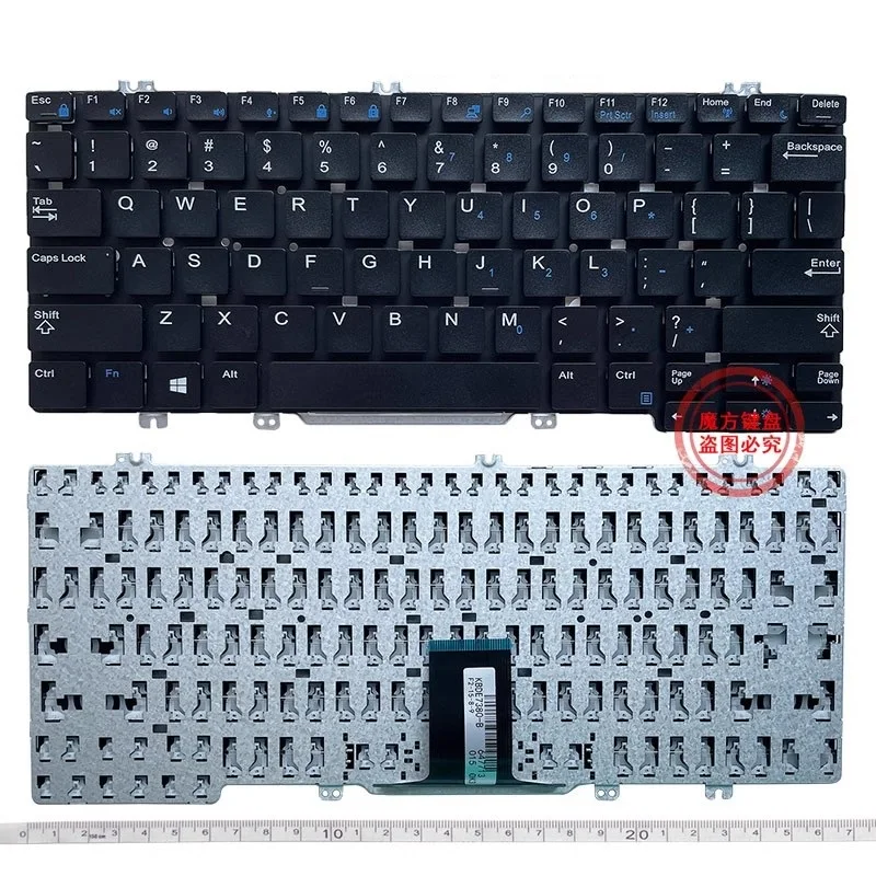 New US Keyboard for DELL Latitude 5290 7380 7389 7390 E7390 E7290 E5290 Laptop Keyboard Backlight view 2