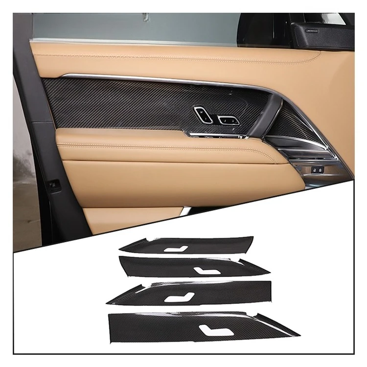 

True Carbon Fiber Inner Door Panel Cover for 2023-2024 Protective Trim Accessories