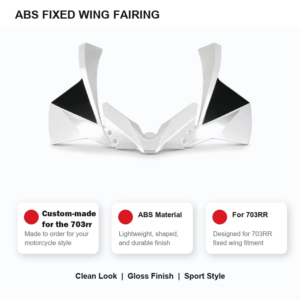 Front spoiler Lower spoiler Side GP WING DOWNFORCE NAKED FRONTAL SPOILERS Front Lip Guide Cover For ZONTES 703RR ZT703 703 RR