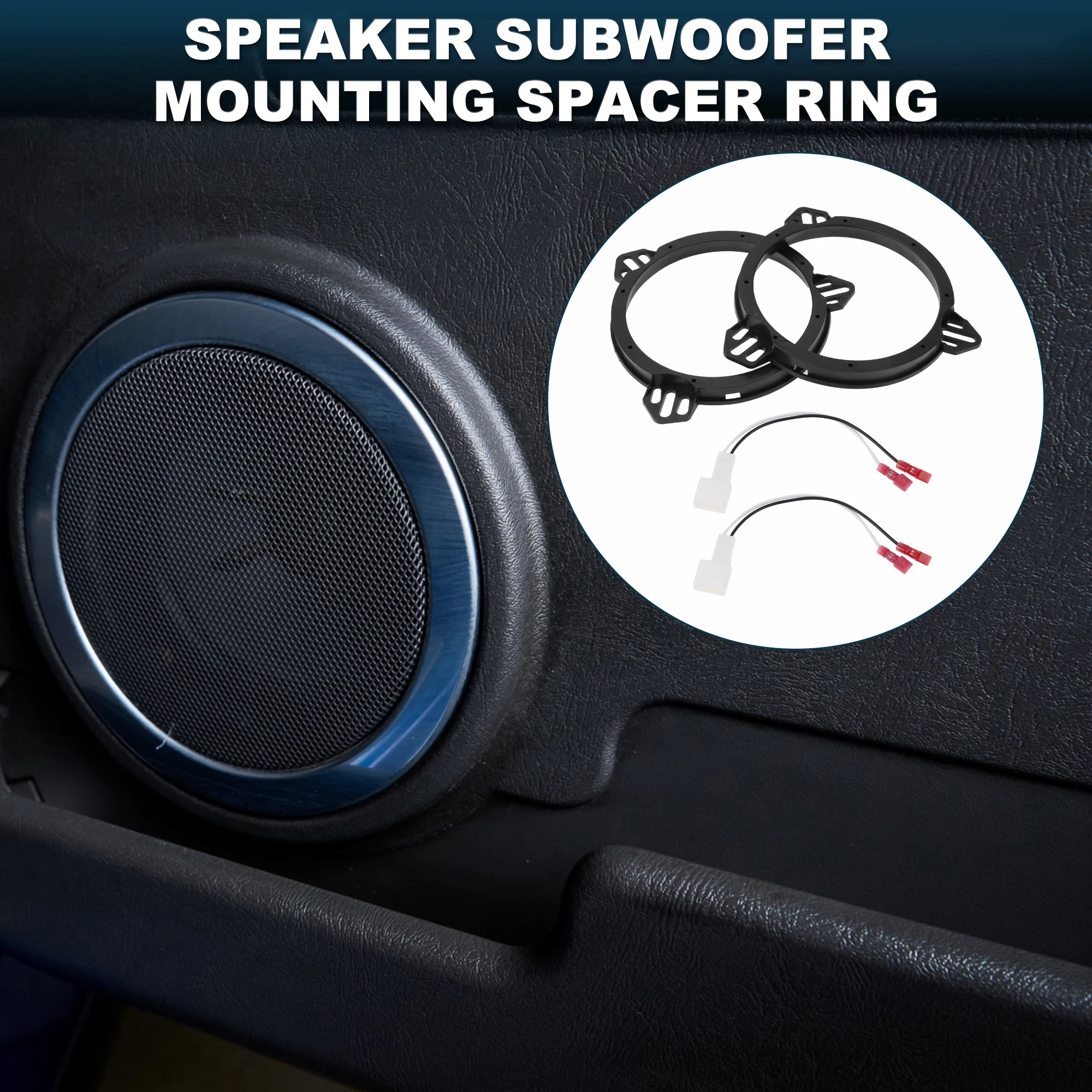 UXCELL Speaker Spacer Ring Tweeter Speaker Spacer Adapter for Toyota Celica 00-05 2 Set