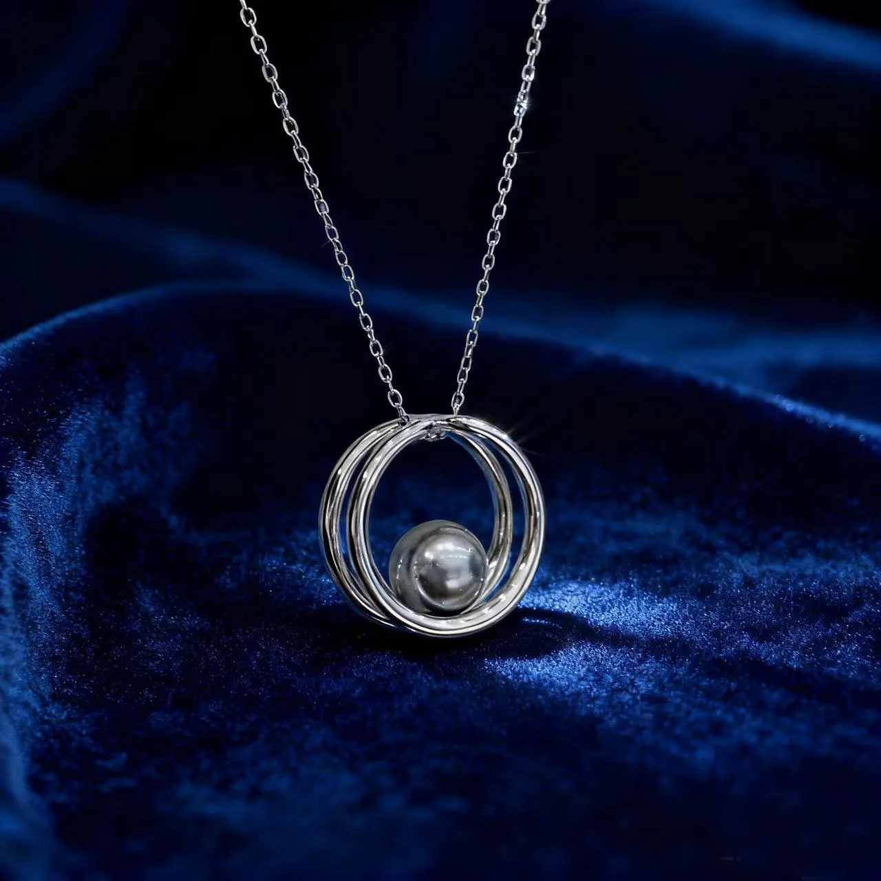 

4 шт. DIY жемчужные аксессуары 925 серебряный кулон пустой держатель, модное золотое серебряное ожерелье кулон с круглыми бусинами диаметром 8-11 мм