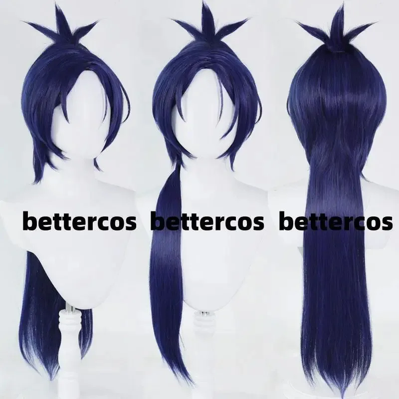 

Anime HITMAN REBORN! Rokudou Mukuro Cosplay Wig Short Heat Resistant Halloween Wigs + Wig Cap