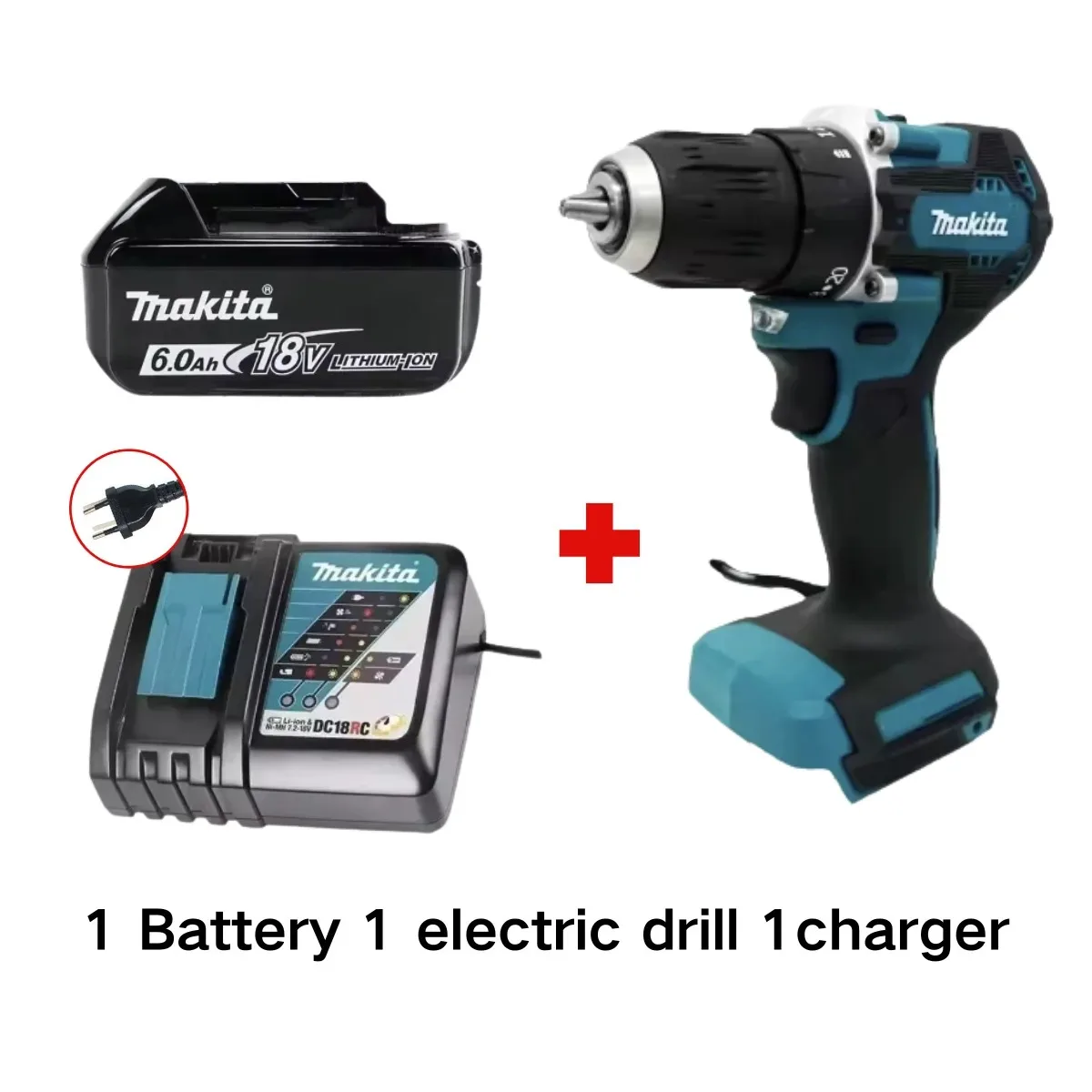 Makita 100% Genuine DDF487 Cordless Electric Screwdriver18V Brushless Motor Impact Electric Screwdriver Rechargeable Power Tool image 3
