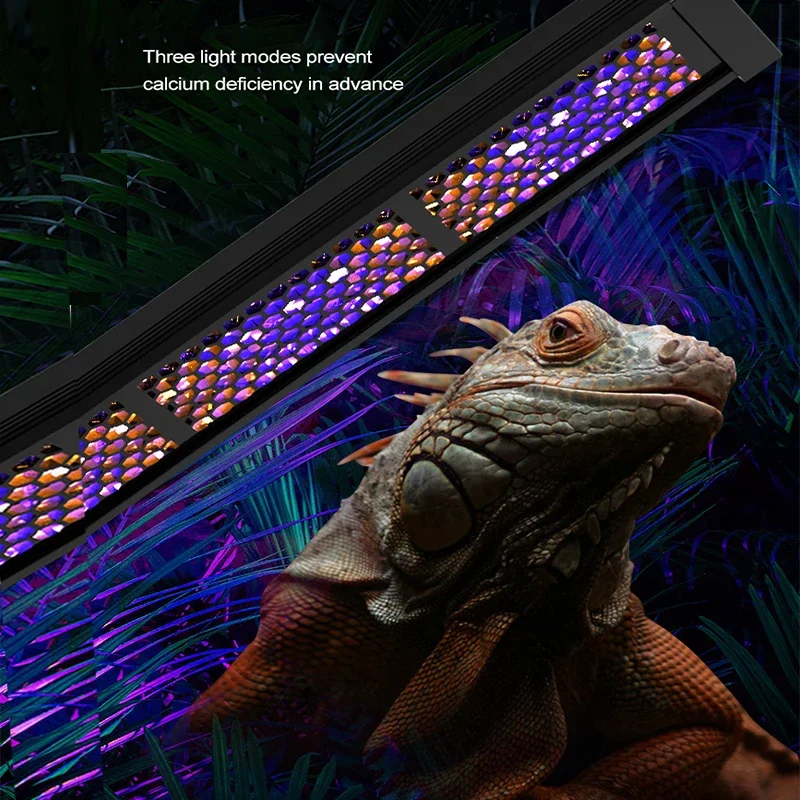 UVA + UVB reptiles espectro completo UVB luces LED tortugas lagartos amanecer lámpara de calor 4W/8W Reptiles accesorio de iluminación iluminación