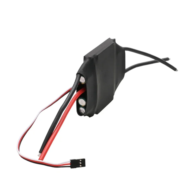 FFYY-12V-26V 3S-6S 200A 2000W High-Power 2-Way Brushed ตัวควบคุมความเร็ว ESC พร้อมไฟ LED สําหรับ RC Trawler 997 มอเตอร์