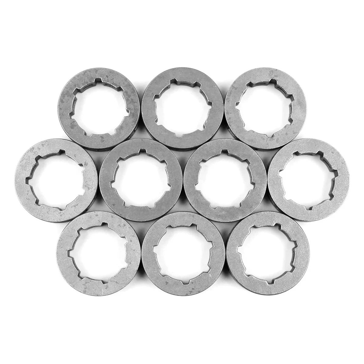 AT4110Pcs Piñón de llanta de transmisión de cadena de 3/8 pulgadas 7T 22mm para motosierra HUSQVARNA 266 268 272 280 285 288 355 362 372XP 380 385XP