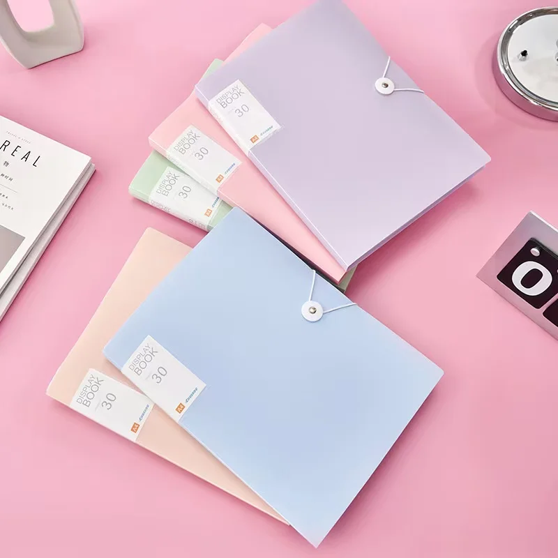 Durable Fashion A4 File Paper Folder Classified Waterproof Document Holder Multifunction Dustproof Information Bag Students