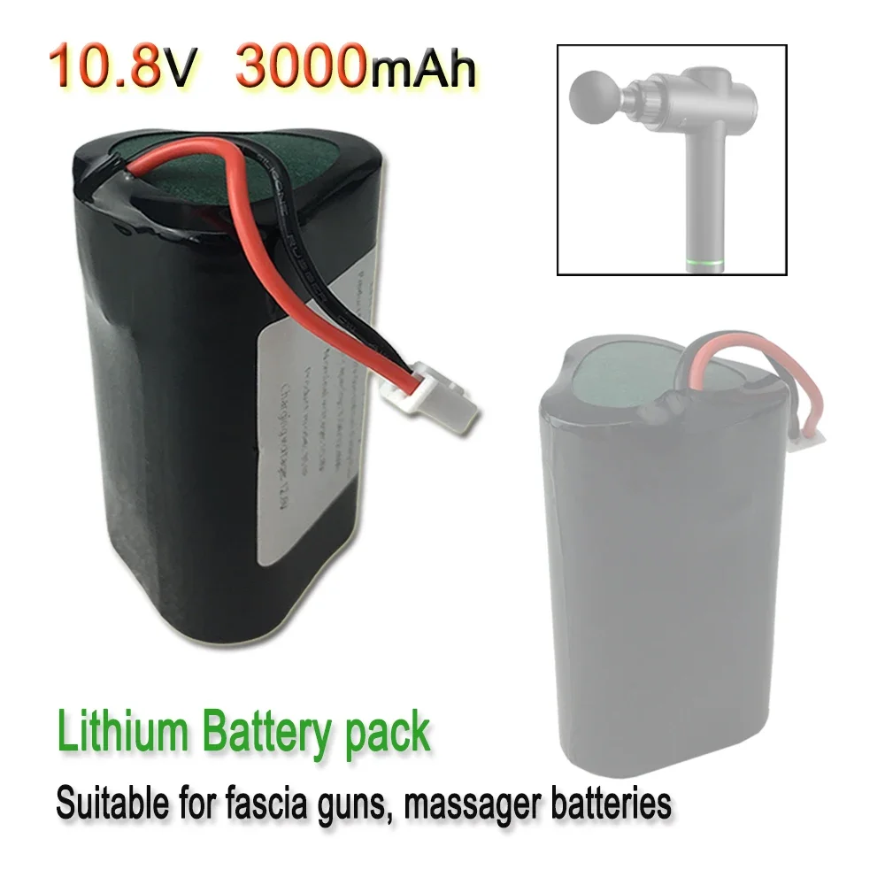 

10.8V 3000mAh Rechargeable Lithium Battery Pack Suitable For Fascia Guns, Massager Special Tool Batteries