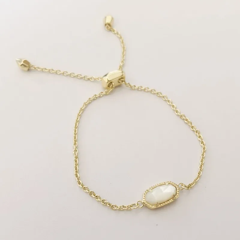 اتجاهات الموضة الأوروبية والأمريكية KS، سوار سحب زجاجي كريستالي أزرق كريستالي حلو ومنعش وبسيط وسخي بيضاوي عميق البحار