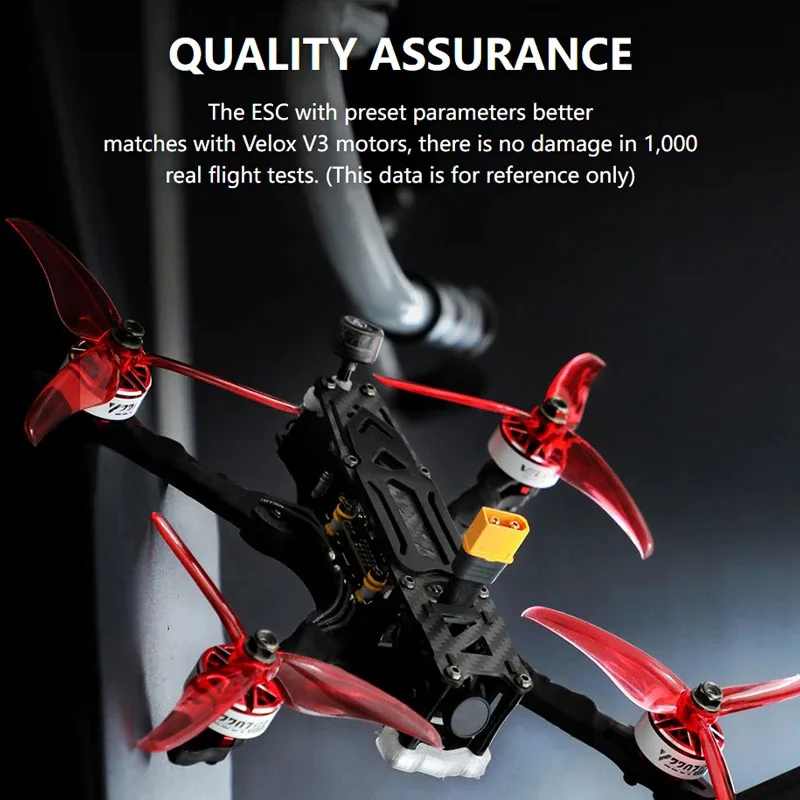 T-MOTOR Velox F7 SE FC V50A, 6S 4in1 ESC, HD Stack, for FPV Racing/Freestyle/Long Range Drone