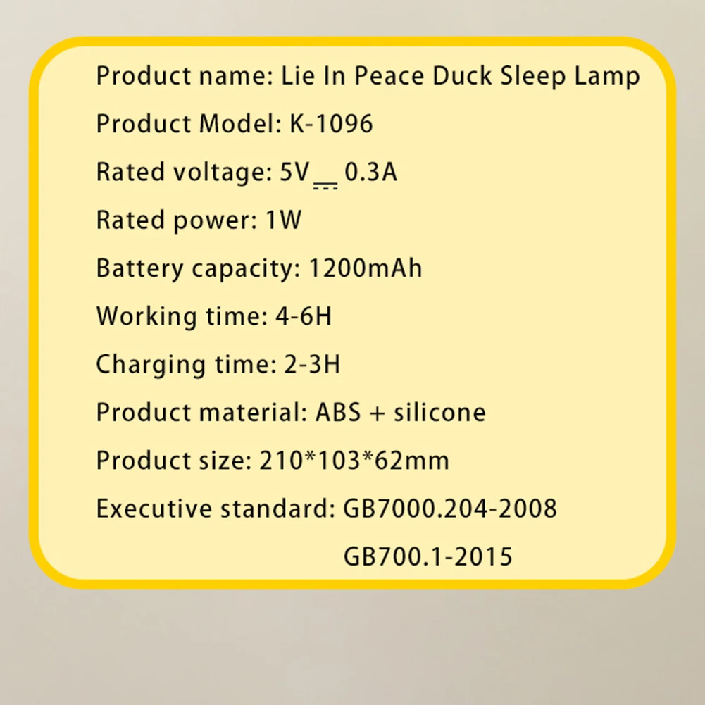 Lampe de chevet canard à luminosité réglable, chargement USB, lampe de chevet, support de téléphone portable, cadeau pour enfants et bébés, vente en gros