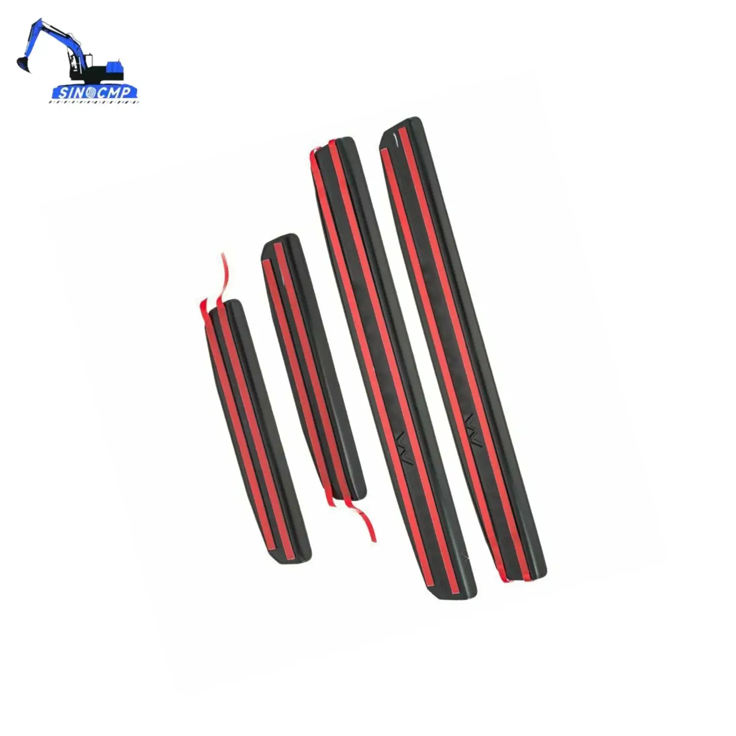 

4 шт. для Jeep Wrangler JL JT 2018-2023, защита порога, черная накладка, защита от царапин, OEM-стиль 82215394