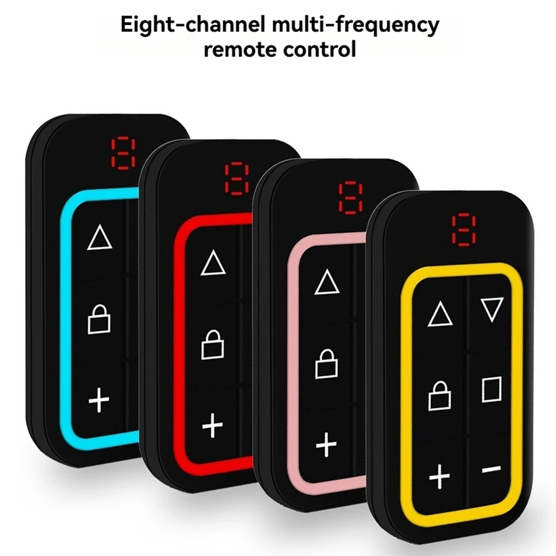 8CH Multi Frequency Garage Door Remote Control 270-868MHZ RF Copy Remote Control Automatically Identify Frequency-T44C