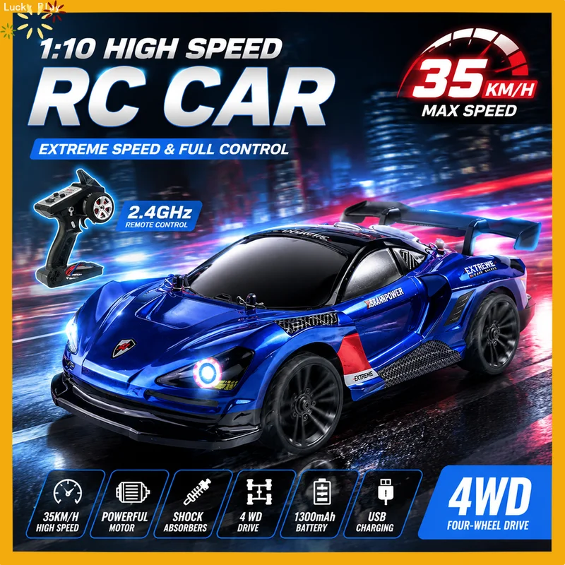 Scy Rc Car 1 16 Scale Brushed Full Proportional 4wd Drift Racing 16301 35km/H High Speed 2 4ghz Remote Control For Adult Hobby