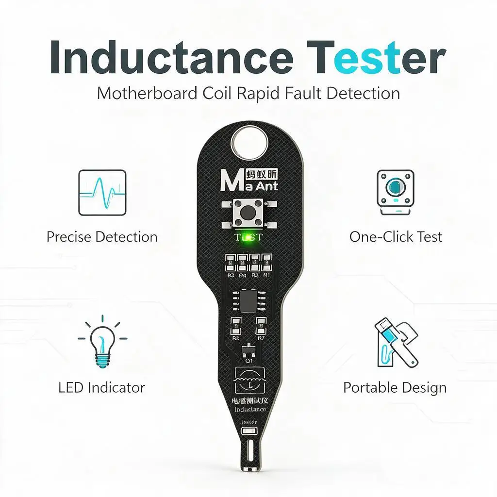 Inductance Tester Motherboard Coil Tester Electromagnetic Induction Tester Electromagnetic Induction Rapid Fault Detection