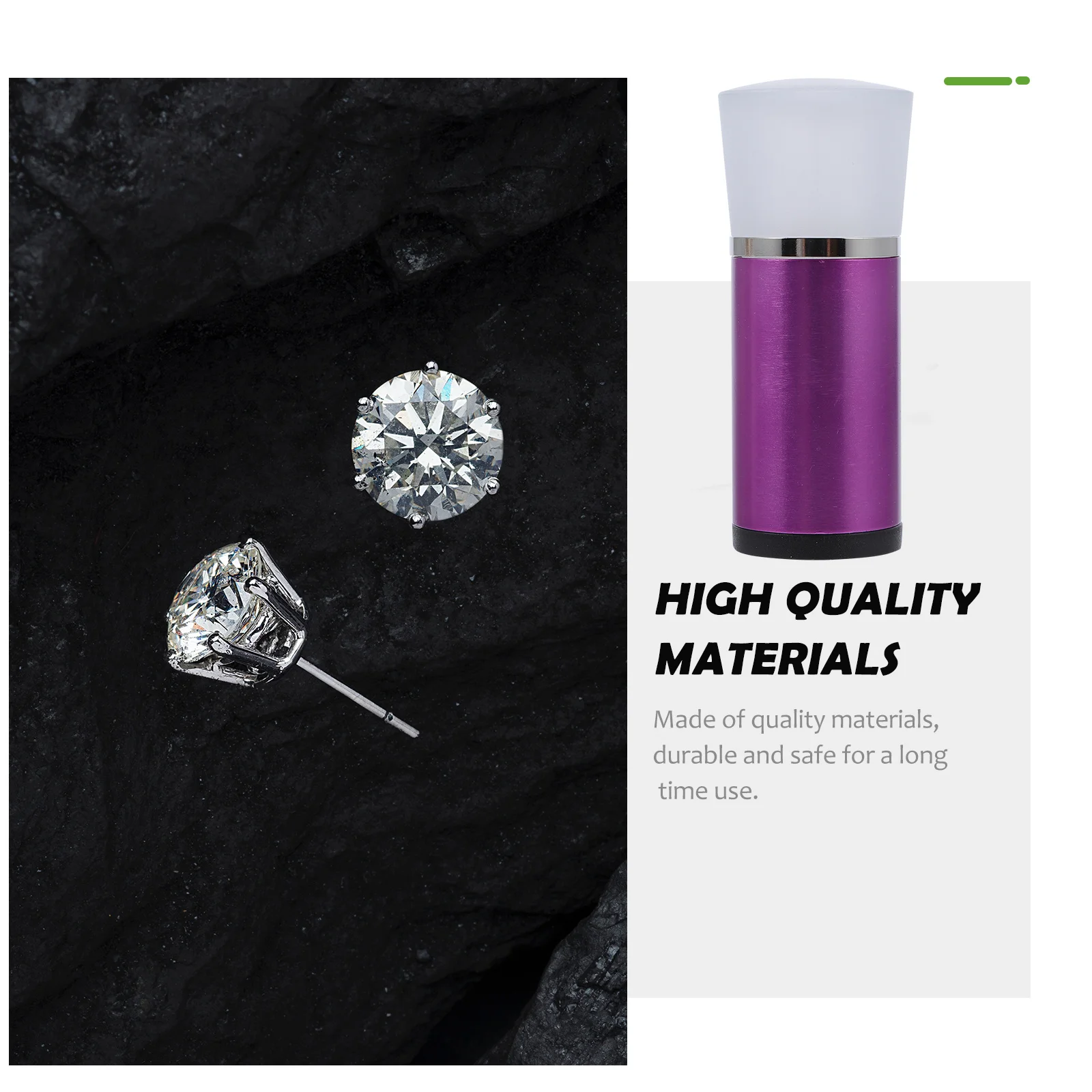 銅合金ダイヤモンド鑑定拡大鏡耐久性のある軽量ポータブルジュエリー識別アンプ拡大鏡