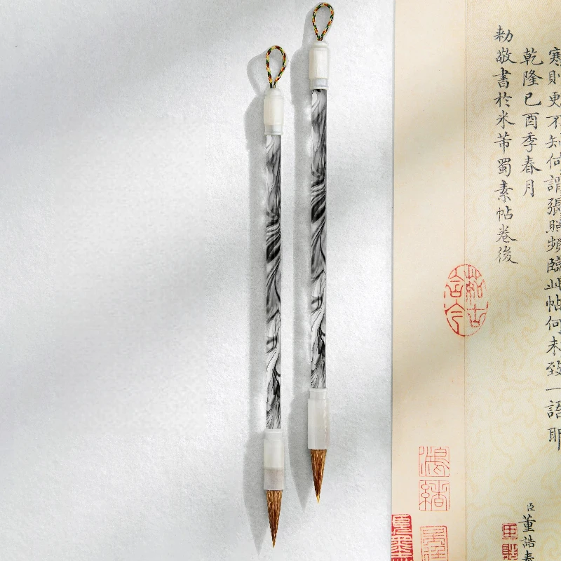 Chinese Calligraphy Brush Set Mixed Woolen Hair for Beginners Adults Practice Middle Size Soft Brush Chinese Painting Brush