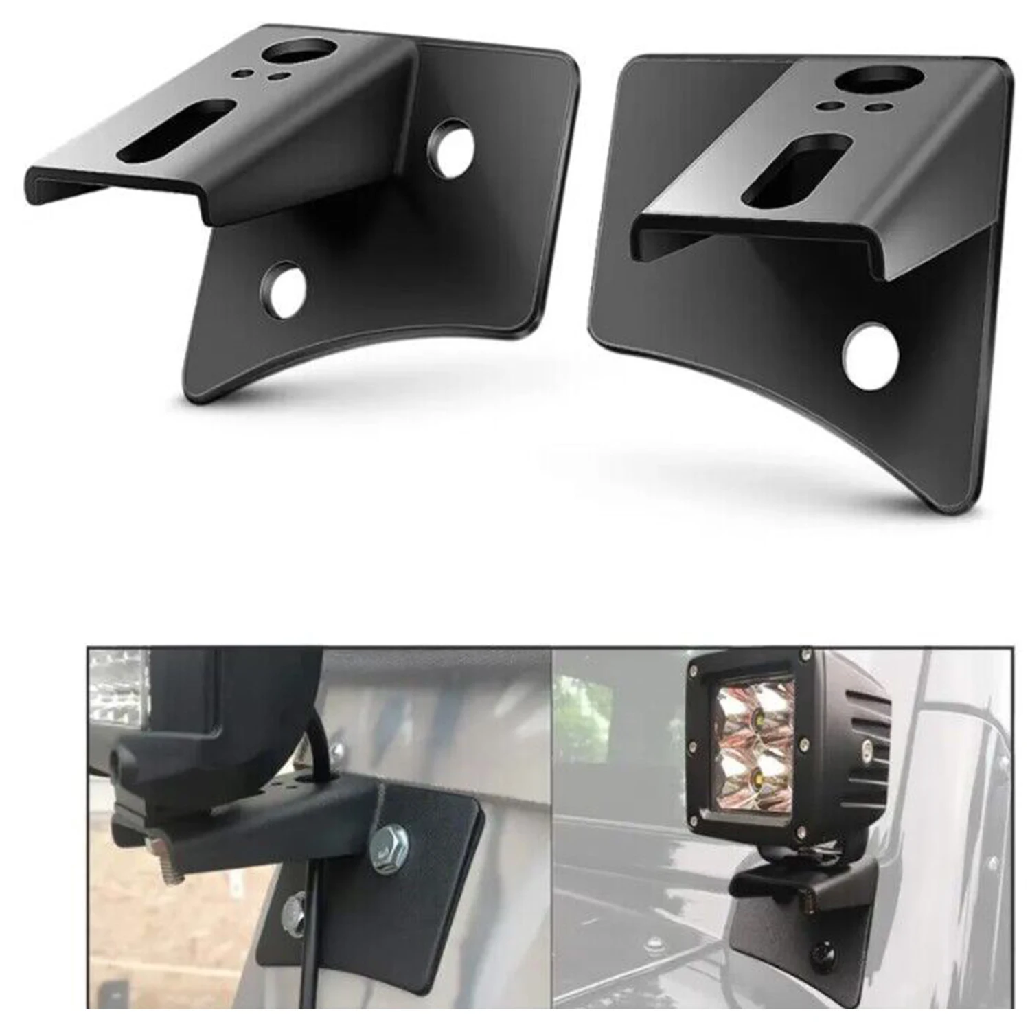 

JK Hood High Light LED 620 +9 проводов + A-03 Комплект кронштейнов J325 для Jeep JK для Wrangler 2007-2017