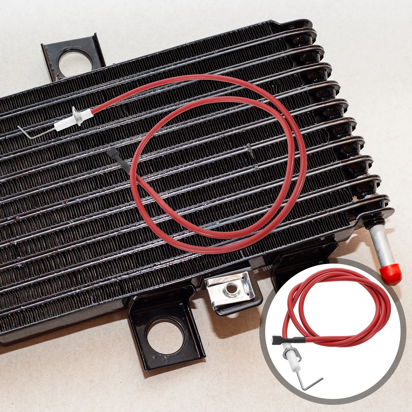 Car Refrigerator Ignition Spark Plug Wire Assembly Replacement Universal Ceramic Electrode for Camper Rv Fridge Stable
