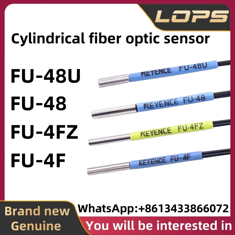 FU-48U FU-48 FU-4FZ FU-4F KEYENCE ألياف بصرية أسطوانية أصلية جديدة، كمية كبيرة في المخزون، مرحبا بكم في التشاور