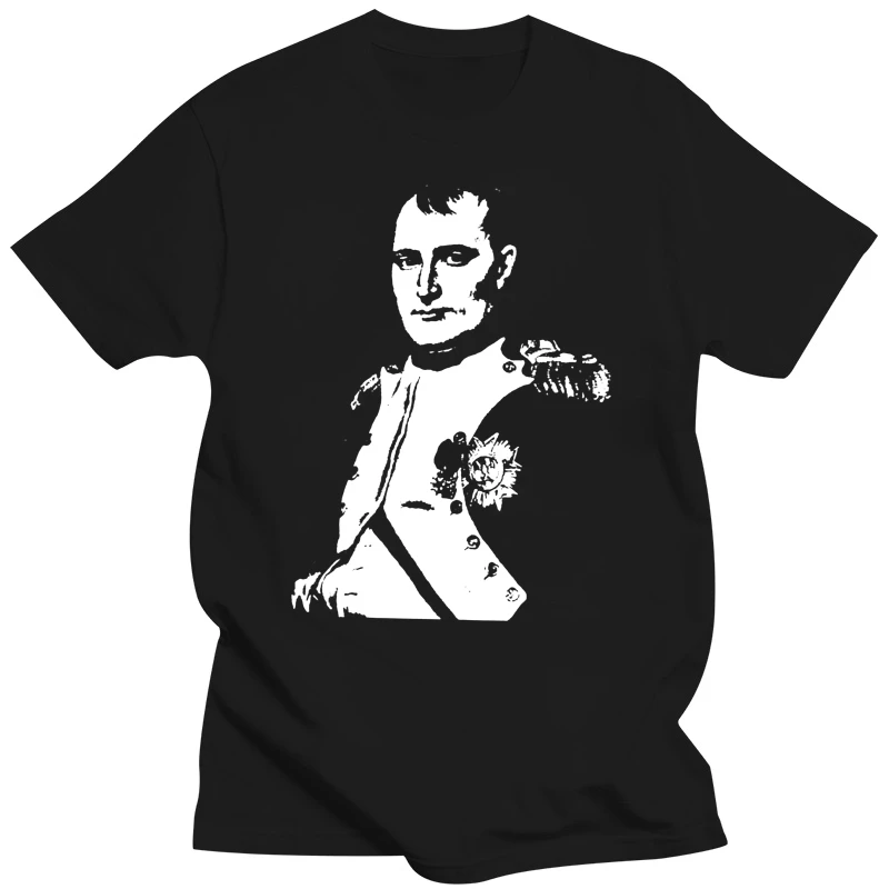 Napoleon T Shirt Napoleon Bonaparte T-Shirt Cotton Men Tee Shirt Big Graphic Fashion Fun Short-Sleeve Tshirt