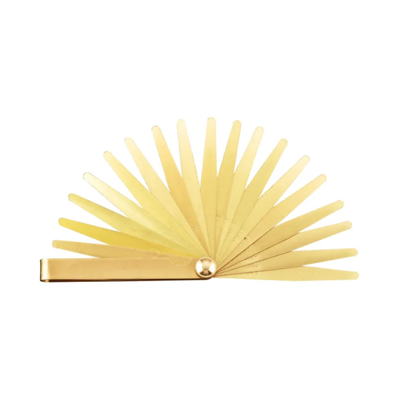 Newly upgraded brass gauge 0.05-1 mm 100 all-copper non-magnetic gauge 13 pieces 20 pieces 150mm