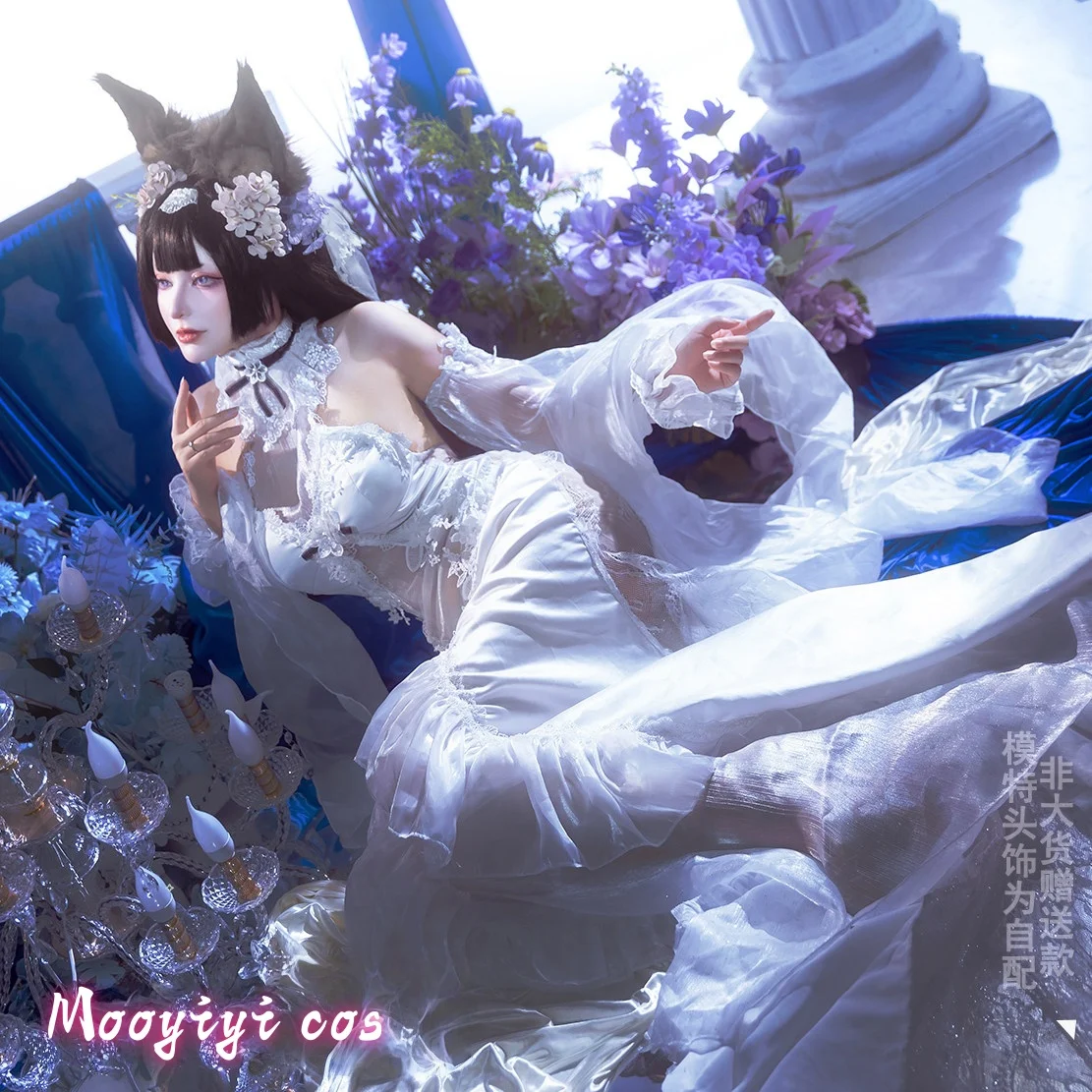 

New Game IJN Amagi Cosplay Costume Halloween Costume Christmas Costume Role Playing sexy dress Size S-XL Women Dress