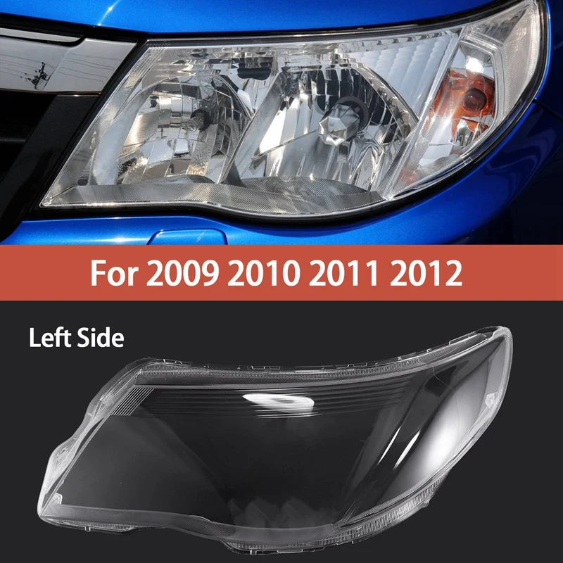 

For Subaru Forester 2009 2010 2011 2012 Car Headlight Lens Cover Headlight Lampshade Auto Light Shell