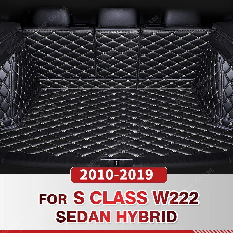 

Full Cover Trunk Mat For S Class Hybrid W222 2010-2019 18 17 16 15 14 13 12 11 Car Boot Cover Pad Interior Protector Accessories