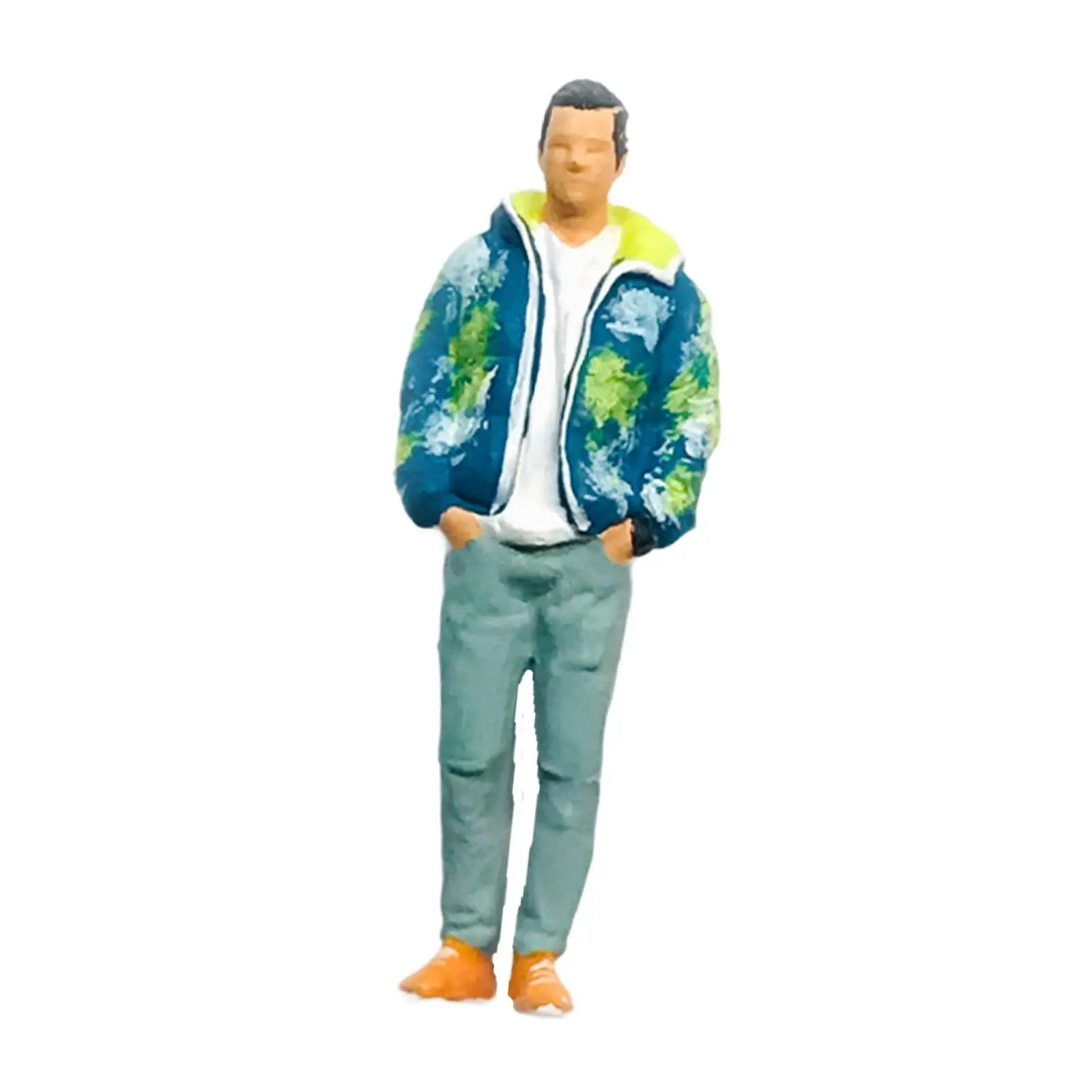 Handpainted Diorama Figures Miniature Layout Figure for Collections Model