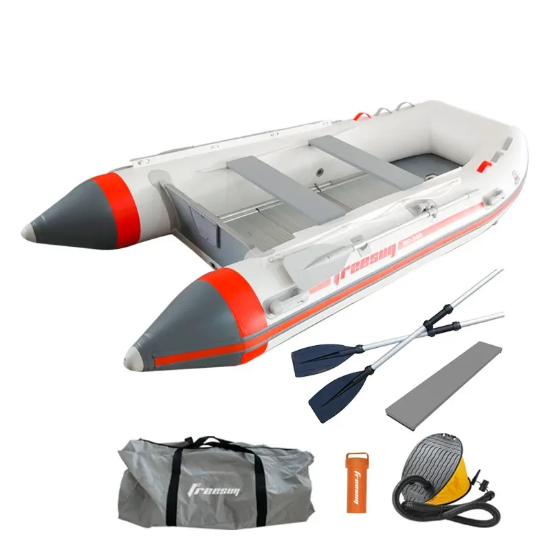 

Inflatable Boat Dinghy Sports Rowing PVC Hyperion Sports Boat 3-4 Person Fishing Sailboat