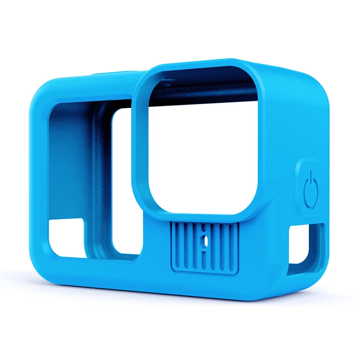 For Gopro Hero 13 Silicone Case Protective Soft Housing Shell Lens Protector for Gopro Hero13 Blue with Cover