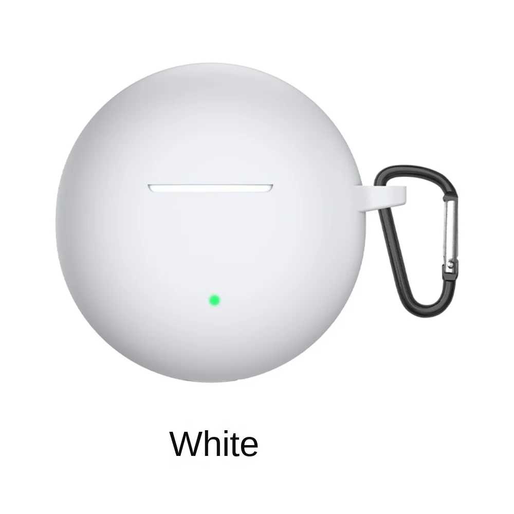 New Soft Earphone Case Silicone with Hook Protector Cover Dustproof Shockproof Protective Sleeve for IQOO TWS Air2/VIVO TWS AIR2