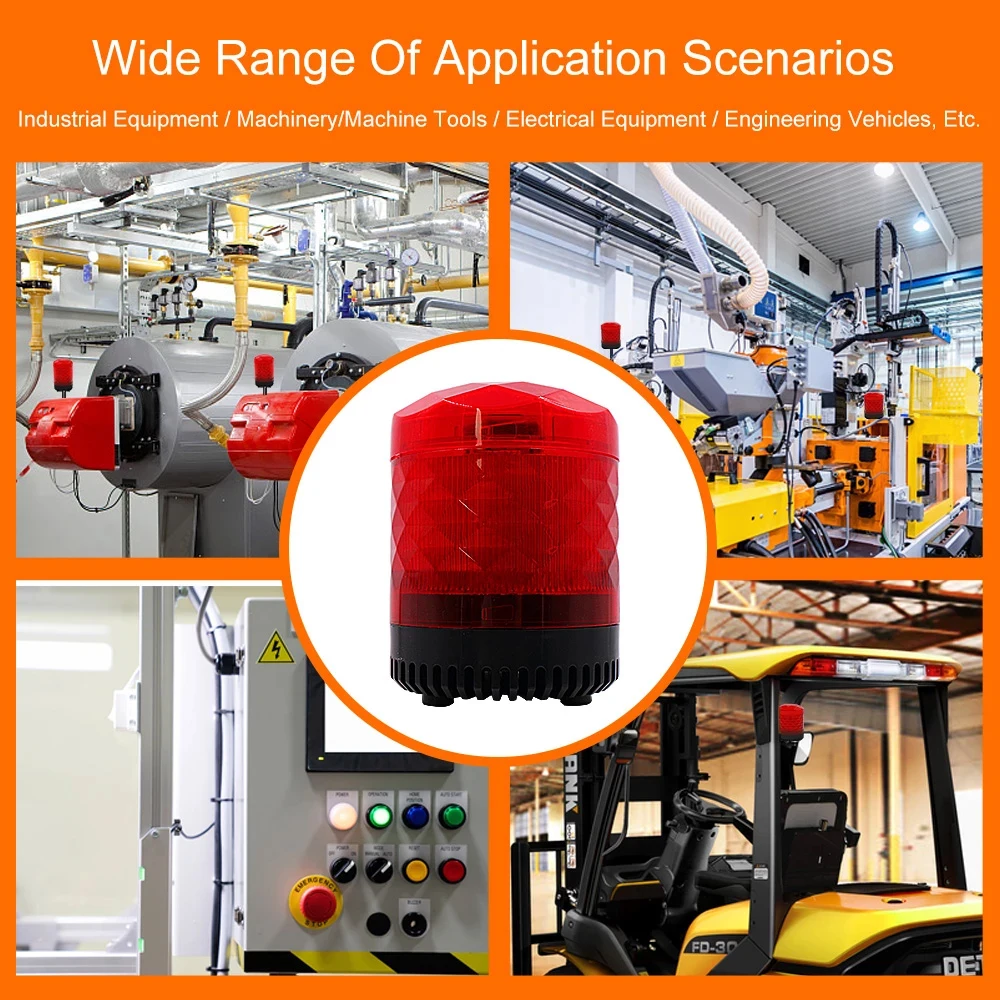 New Rotating, Flashing, Burst Flashing, Constant Flashing Adjustabl Warning LED Lamp Car Rotating Traffice Safety Flash Strobe