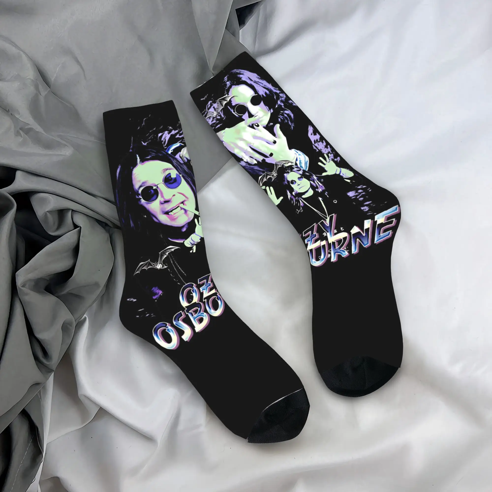 

Adults Men Socks Ozzys Osbournes Heavy Metal Stockings Winter Kawaii Soft Socks Custom Outdoor Sports Anti Skid Socks