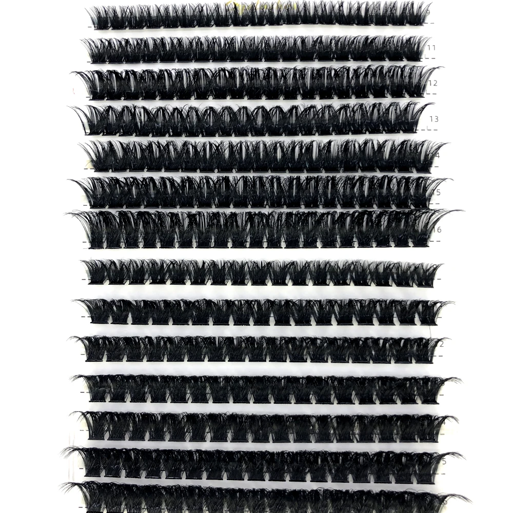 Mix 80D/100D naturalny styl pojedyncze rzęsy ręcznie robione wiązki rzęs 3D rzęsy z norek klaster przedłużanie rzęs narzędzia do makijażu