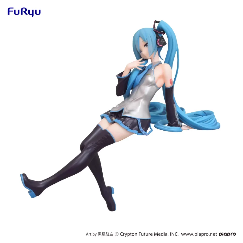 Disponibile originale FuRyu Hatsune Miku ‌ Art By Noodle Stopper Figura Ornamenti da tavolo Collezione di modelli Regali giocattolo Nuovo di zecca in scatola