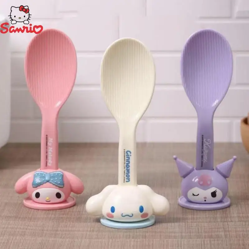 

Sanrio Kuromi Family Pp Large Rice Spoon Kitchen Tools Electric Rice Cooker Parts Cinnamoroll My Melody Storage Rice Shovel