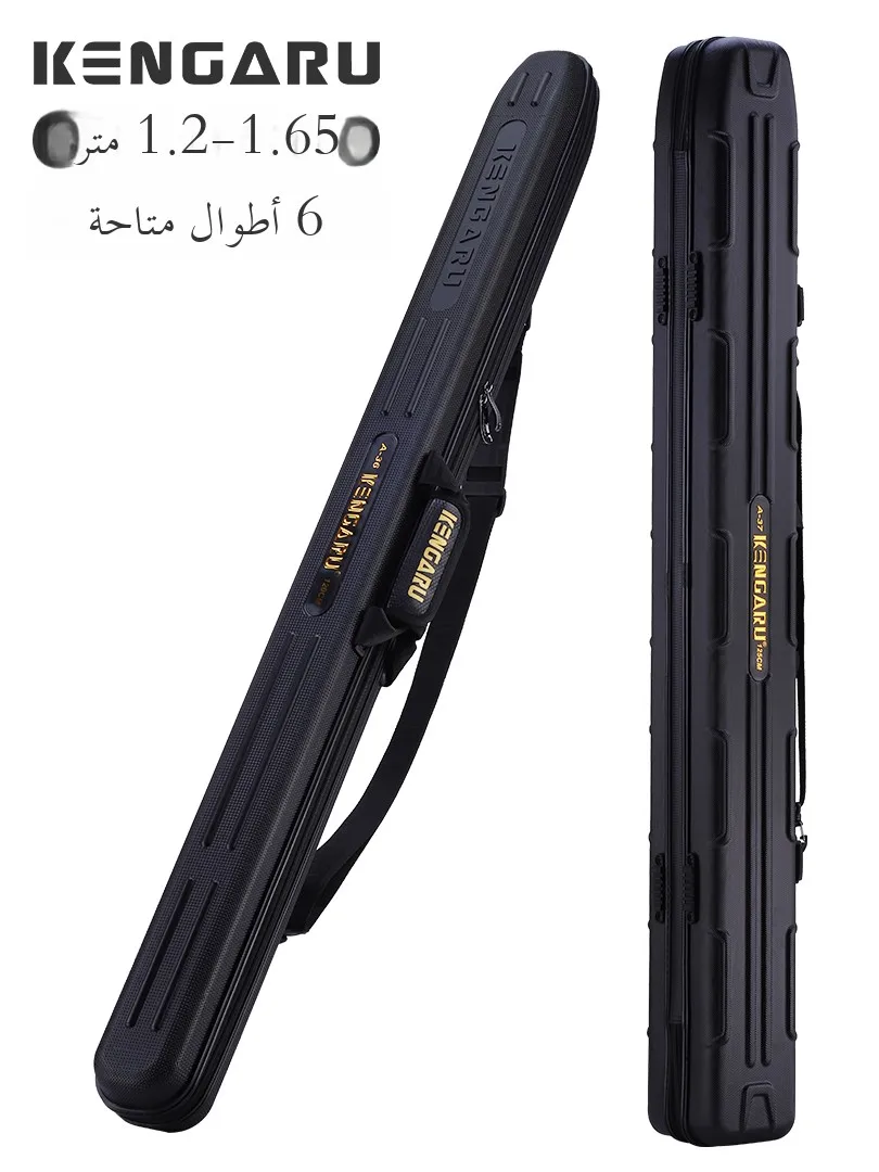 

Kengaru Lightweight Waterproof Fiing Rod Case Multi-Functional Hard ell Lure Rod Bag Sea Fiing Extended Fiing Gear Bag